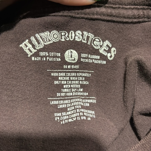 Humorositees brown funny tee size large - Picture 9 of 9